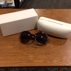 NWOT Chloé sunglasses with case